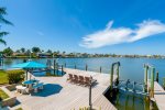 Southern Comfort  Boat dock with lounges